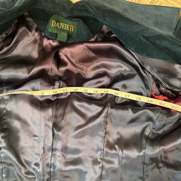 Vintage Danier Women's Teal Double-Breasted Blazer, VGC! - Picture 15 of 15